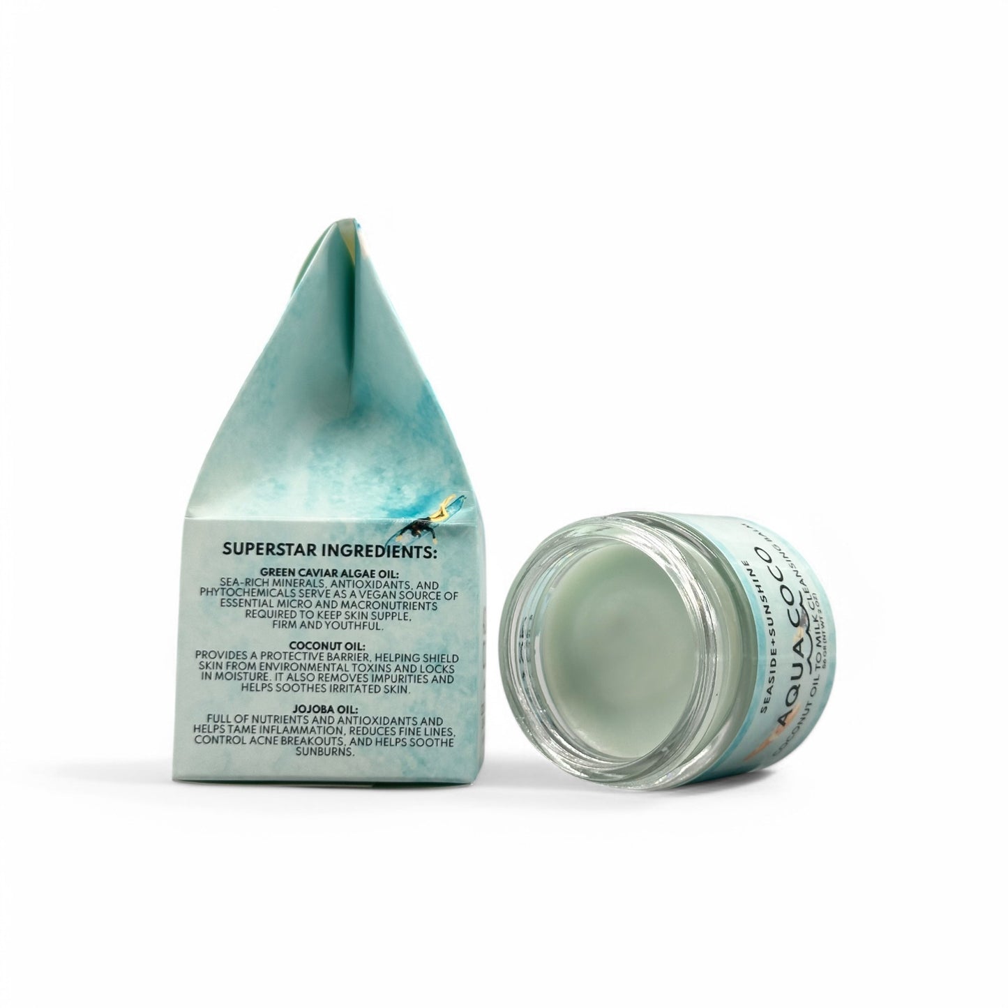 AQUA COCO Coconut Oil to Milk Cleansing Balm
