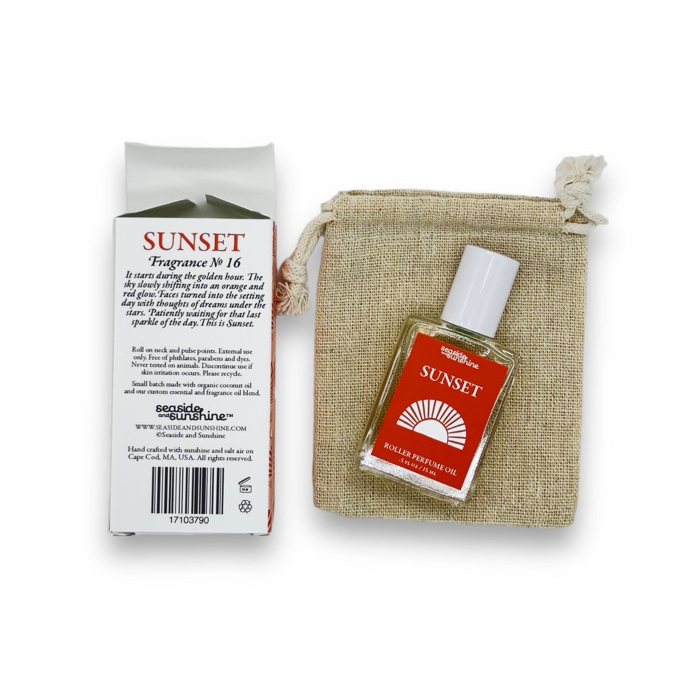 Scentuals vanilla sunset perfume roll 2024 on